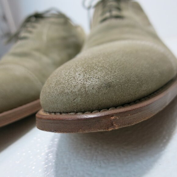 Paul Smith Suede Leather Cap Toe Dress Oxfords Footwear Men\'s Shoes Italy 11